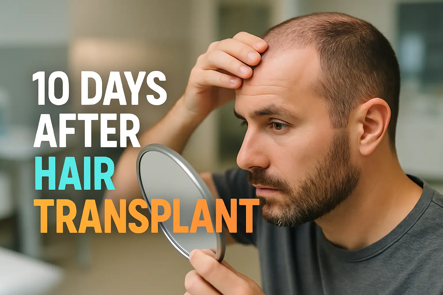 10 days after hair transplant 10 days after hair transplant