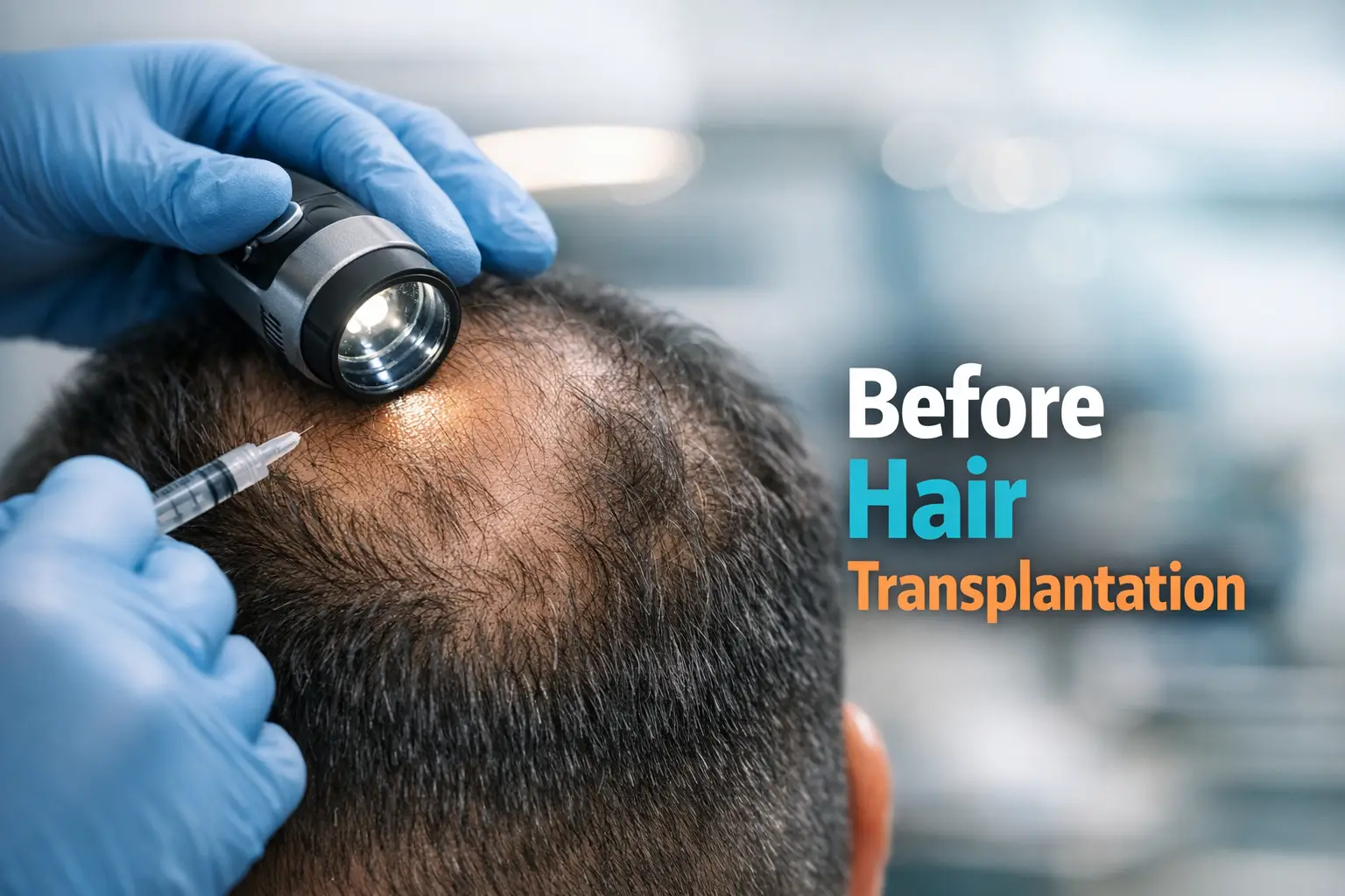 before hair transplantation before hair transplantation